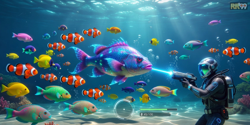 Khám phá giao diện bắn cá online 69vn với đồ họa 3D sống động và các boss cá khổng lồ