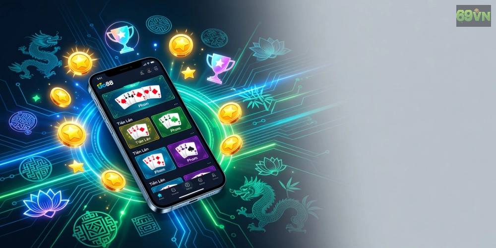 Giao diện Go88 với các trò chơi bài phổ biến và biểu tượng phần thưởng tiền mặt