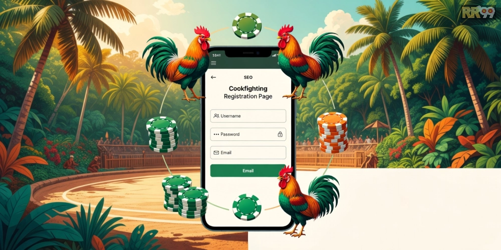 Giao diện đăng ký đá gà casino trực tiếp trên nền tảng uy tín với các bước đơn giản